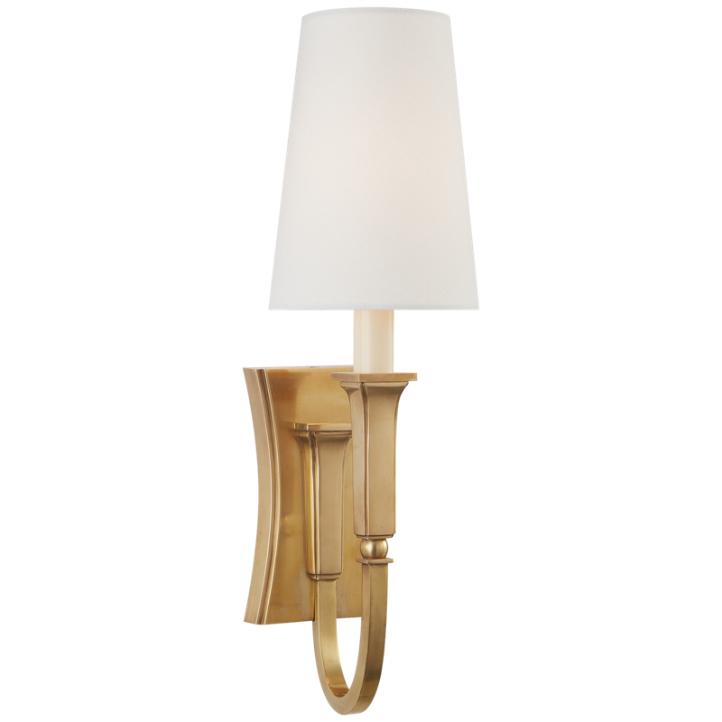 #Finish_Hand-Rubbed Antique Brass with Linen Shade
