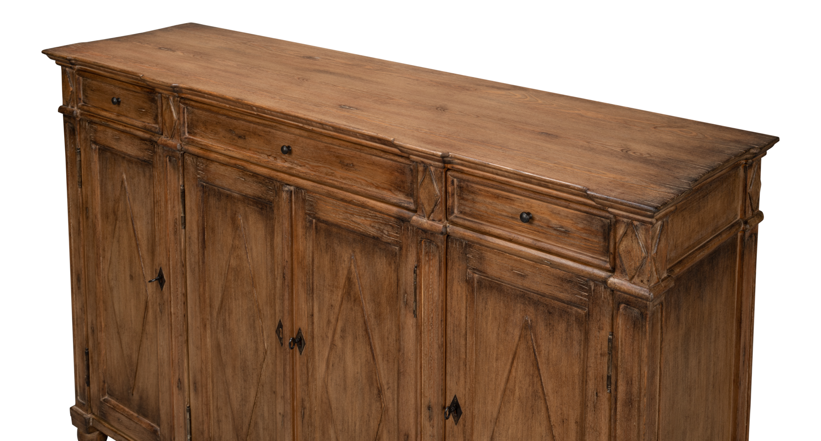 Diamond Wall Pine Sideboard