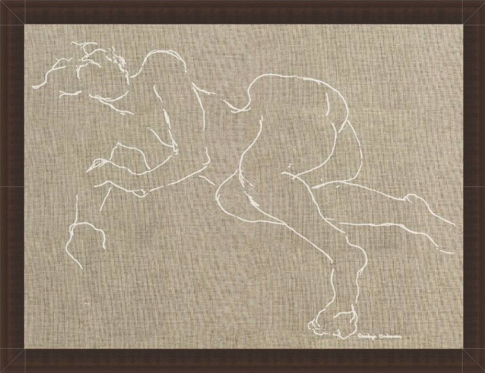 Figure on Linen