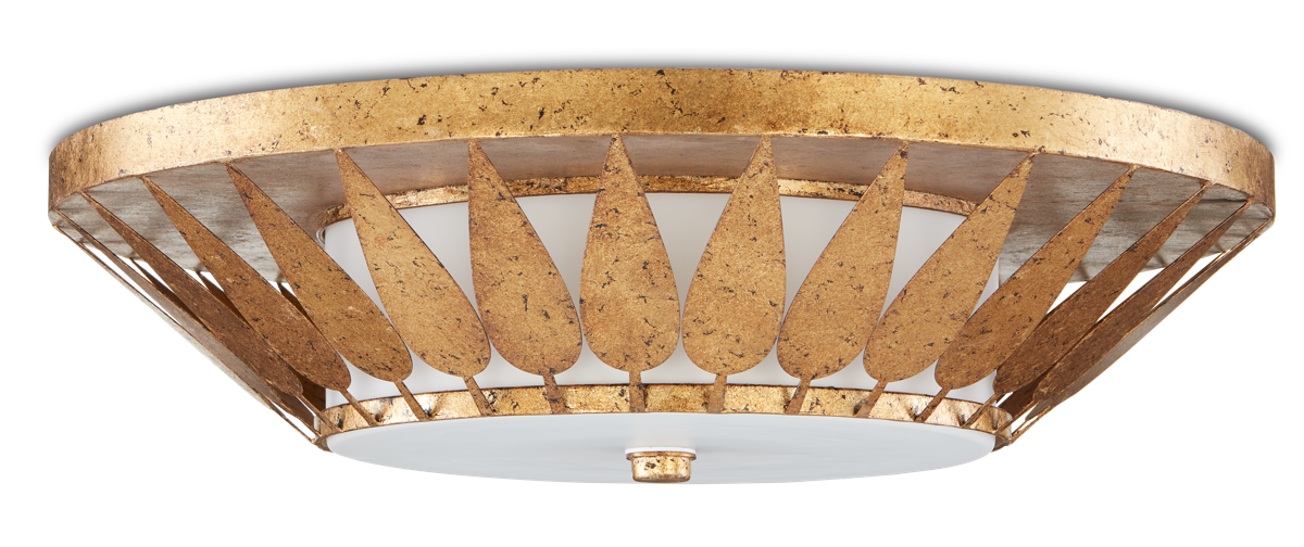 Floris Gold Flush Mount