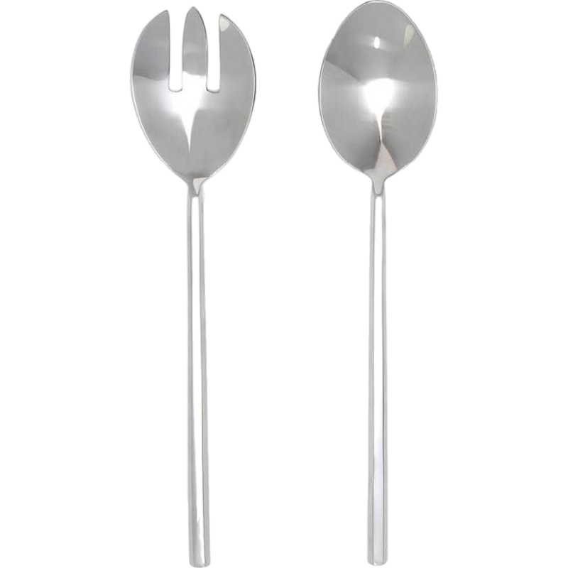 Gwen Polished Silver Two-Piece Serving Set