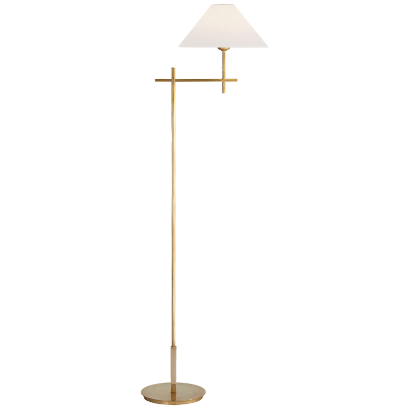 #Finish_Hand-Rubbed Antique Brass with Linen Shade