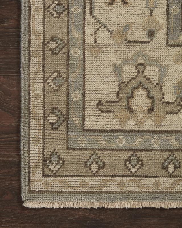 Heirloom Rug, Aqua / Stone