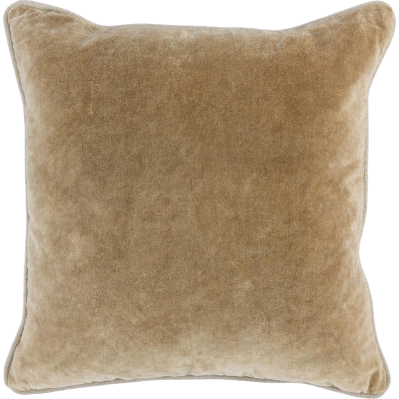 Heirloom Velvet Pillow, Wheat