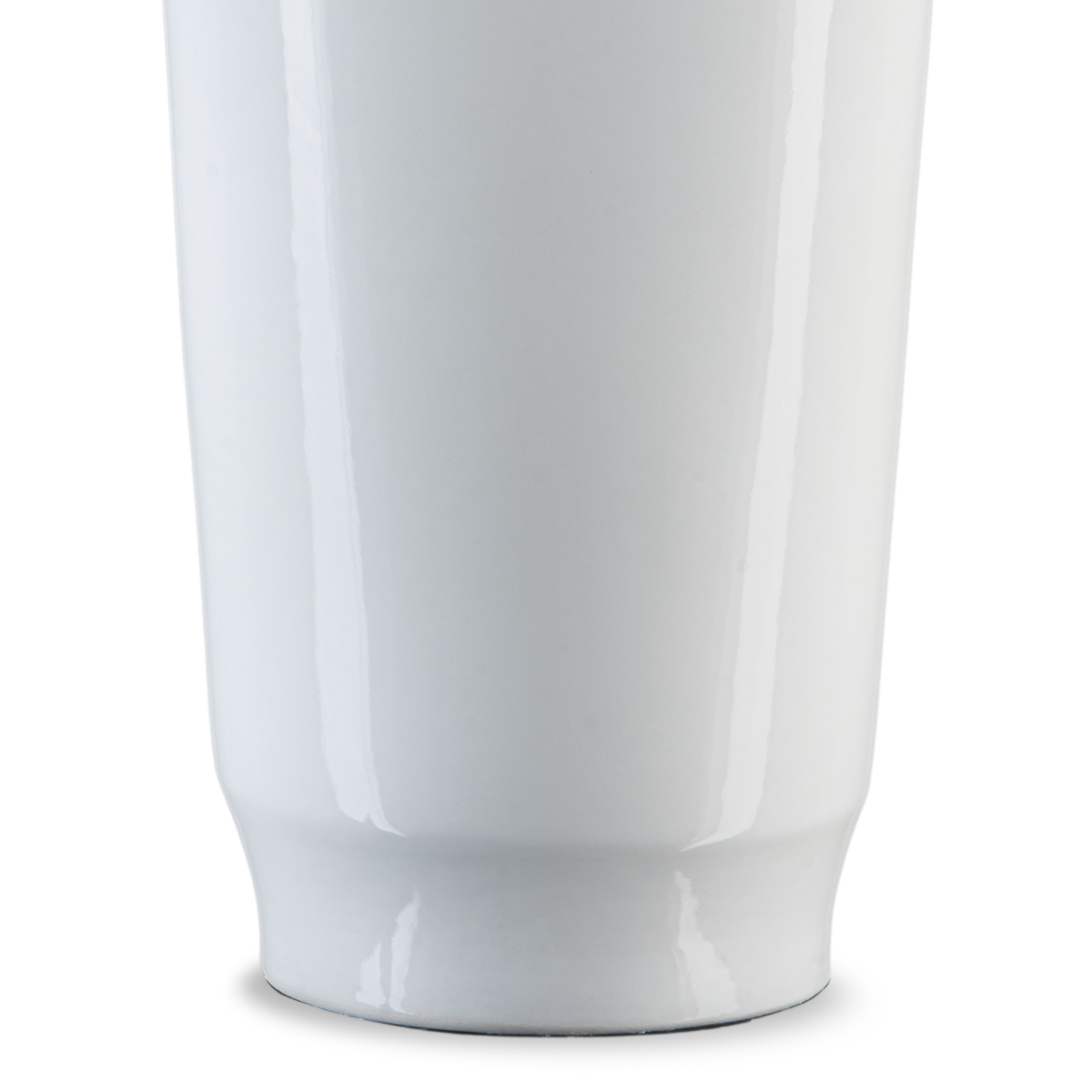 Imperial White Modern Shoulder Vase