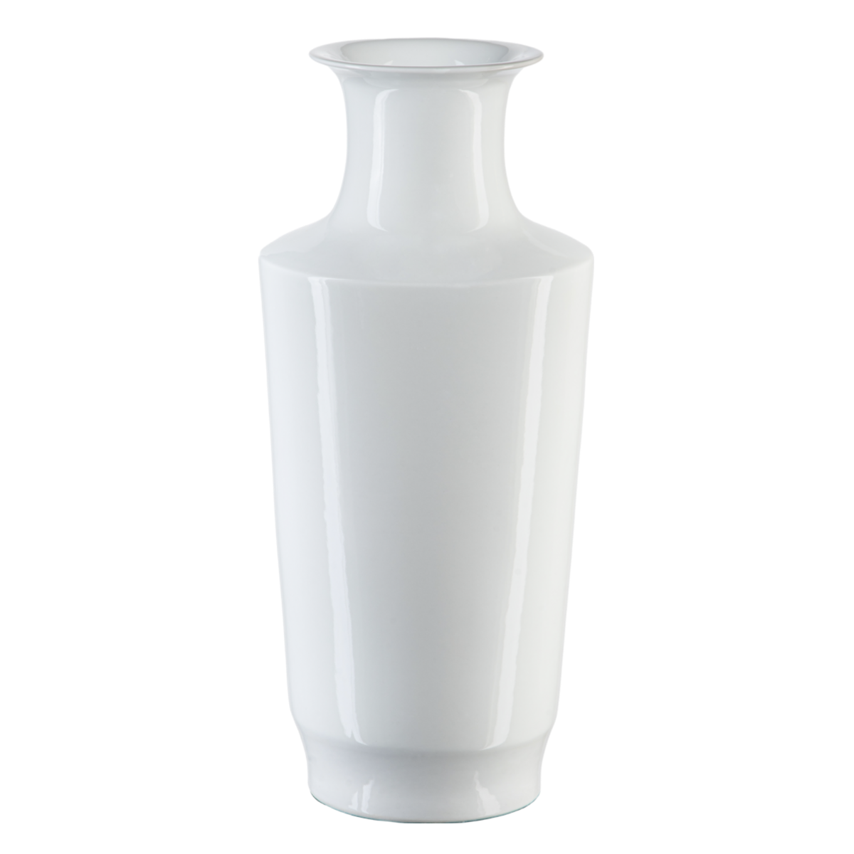 Imperial White Modern Shoulder Vase