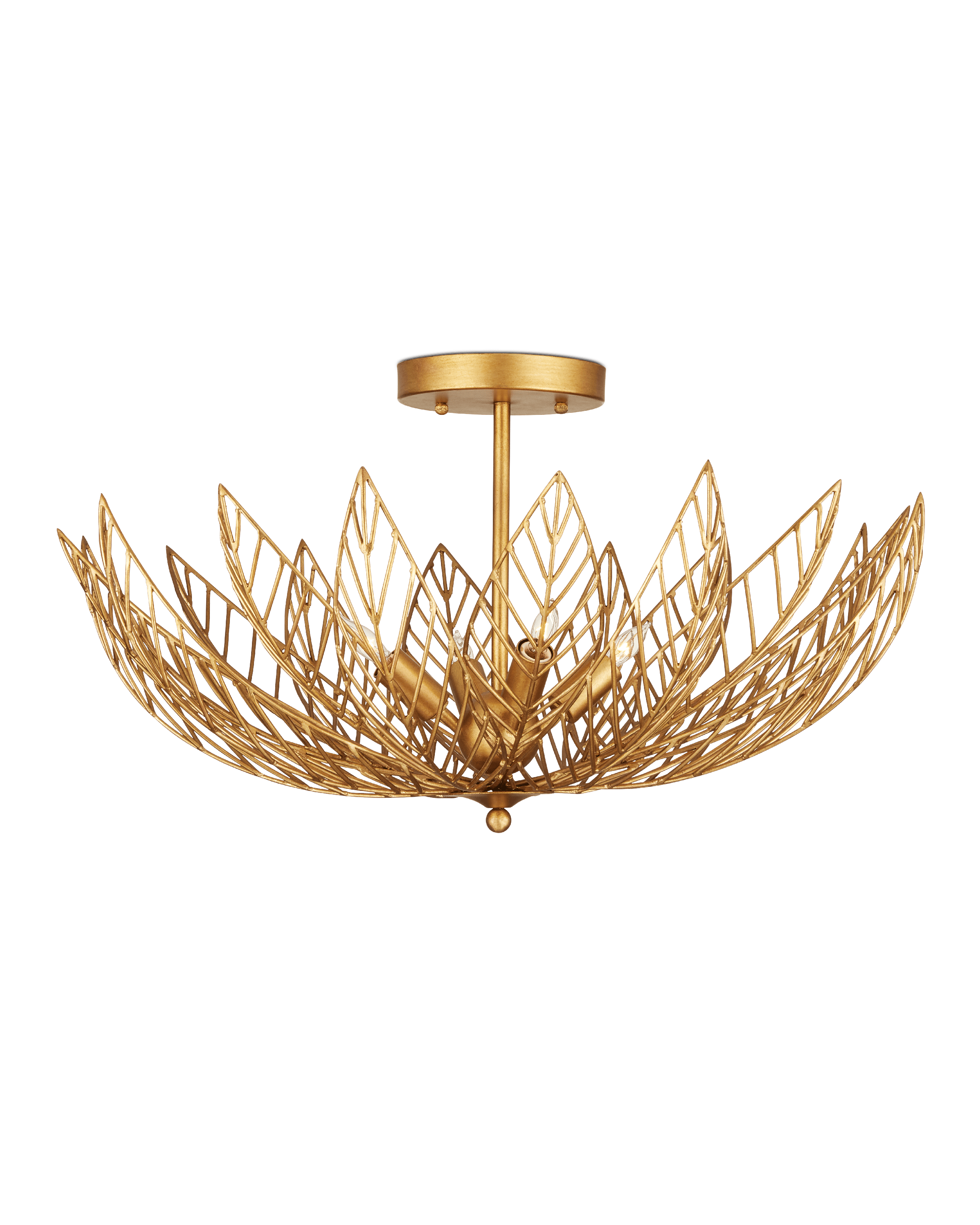 Leaflace Semi-Flush Mount