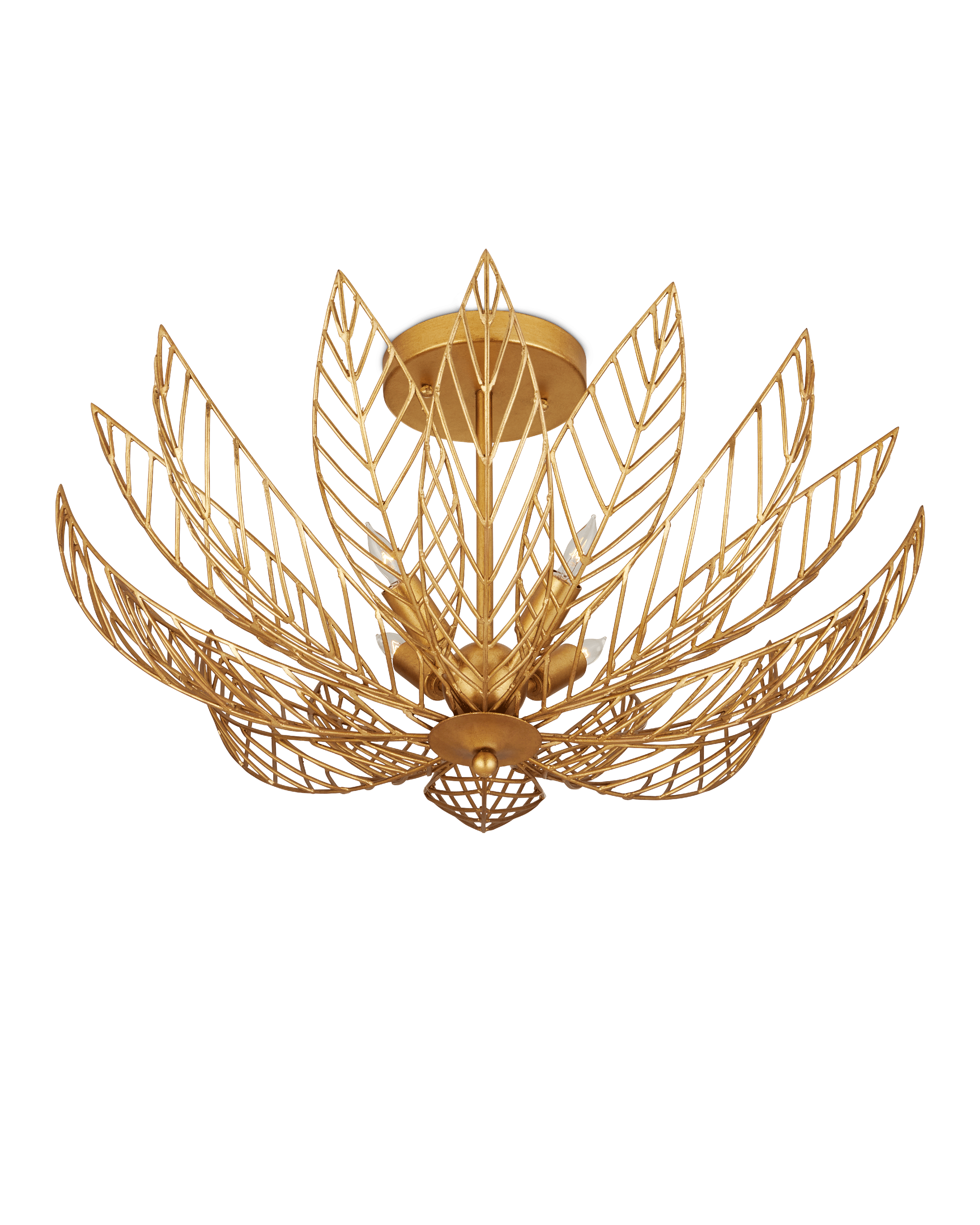 Leaflace Semi-Flush Mount