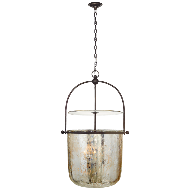 #Finish_Aged Iron with Antiqued Mercury Glass - Large