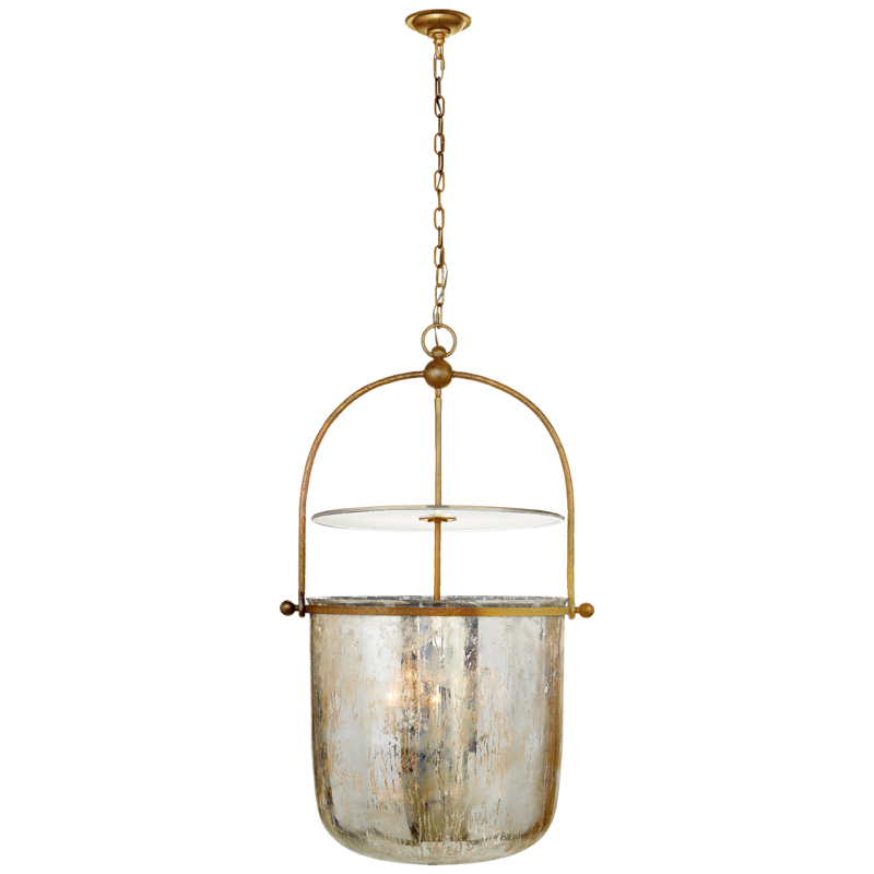 #Finish_Gilded Iron with Antiqued Mercury Glass - Large