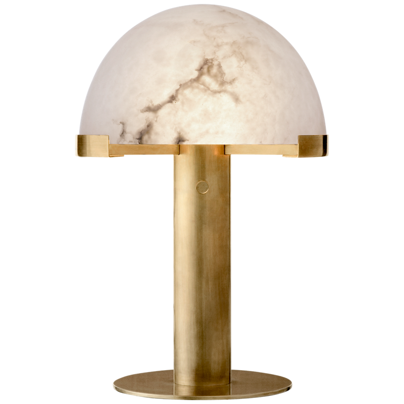 #Finish_Alabaster and Antique Burnished Brass - Small