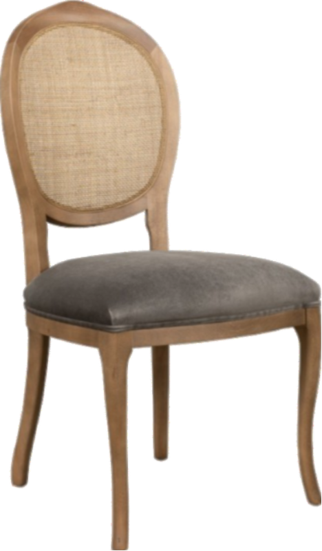 Oval Cane Back Side Chair