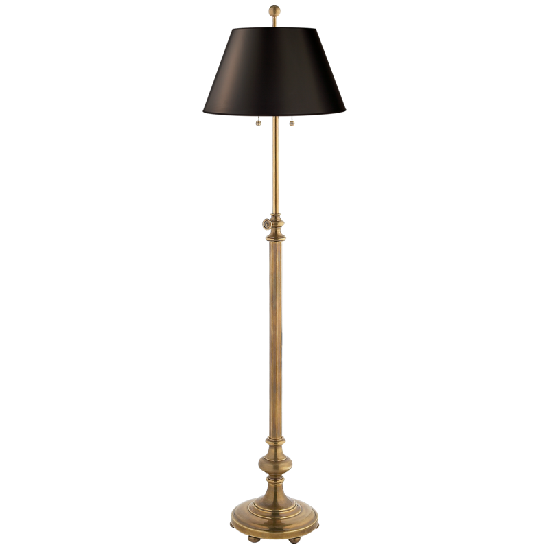 #Finish_Antique Burnished Brass with Black Paper Shade