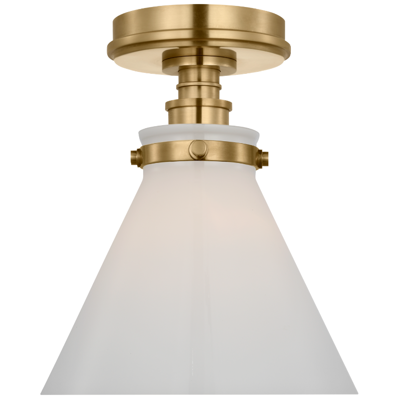 #Finish_Antique Burnished Brass with White Glass