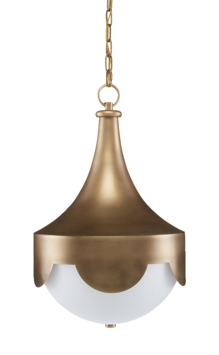 Pasha Brass Pendant