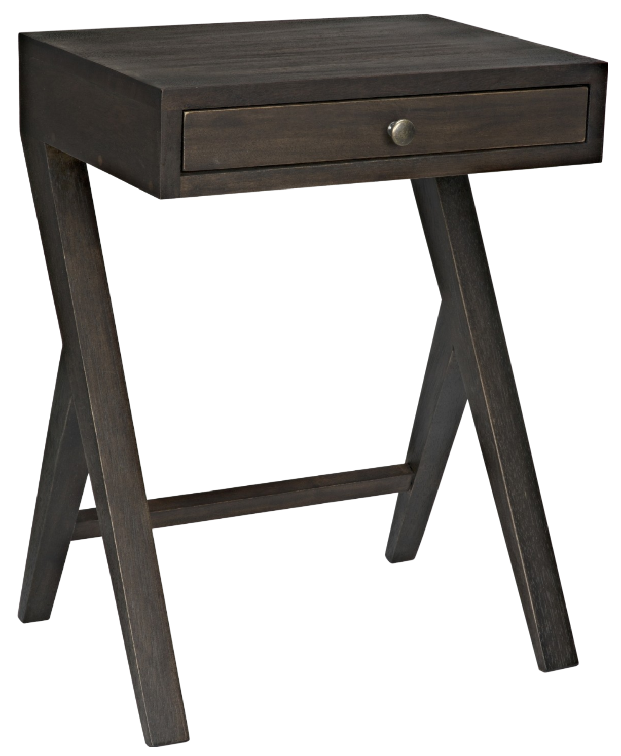 Peter Side Table, Ebony Walnut