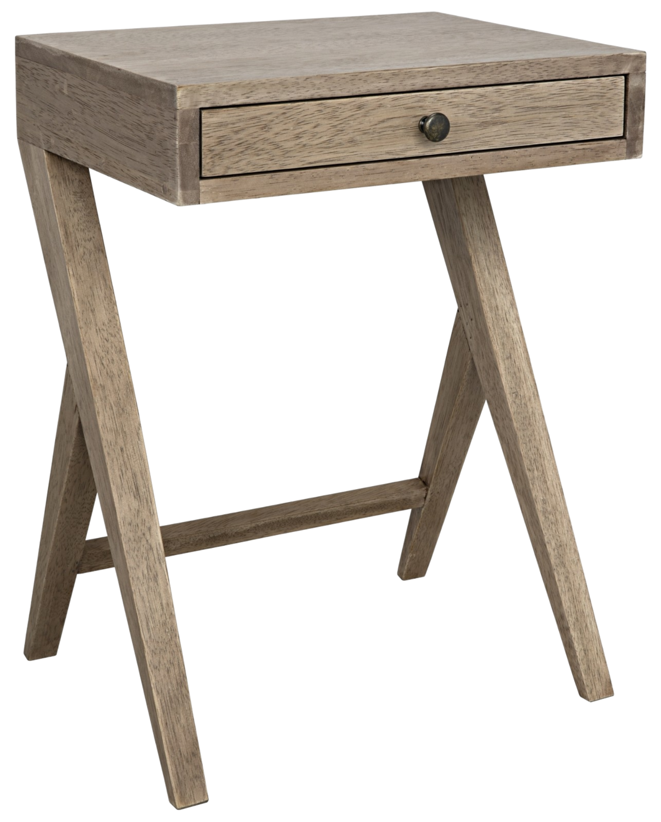 Peter Side Table, Washed Walnut