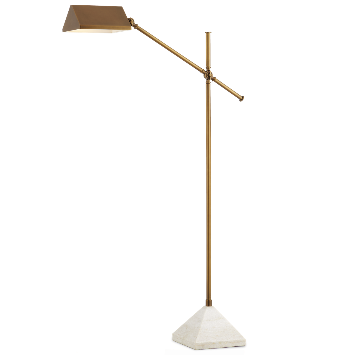 Repertoire Brass Floor Lamp