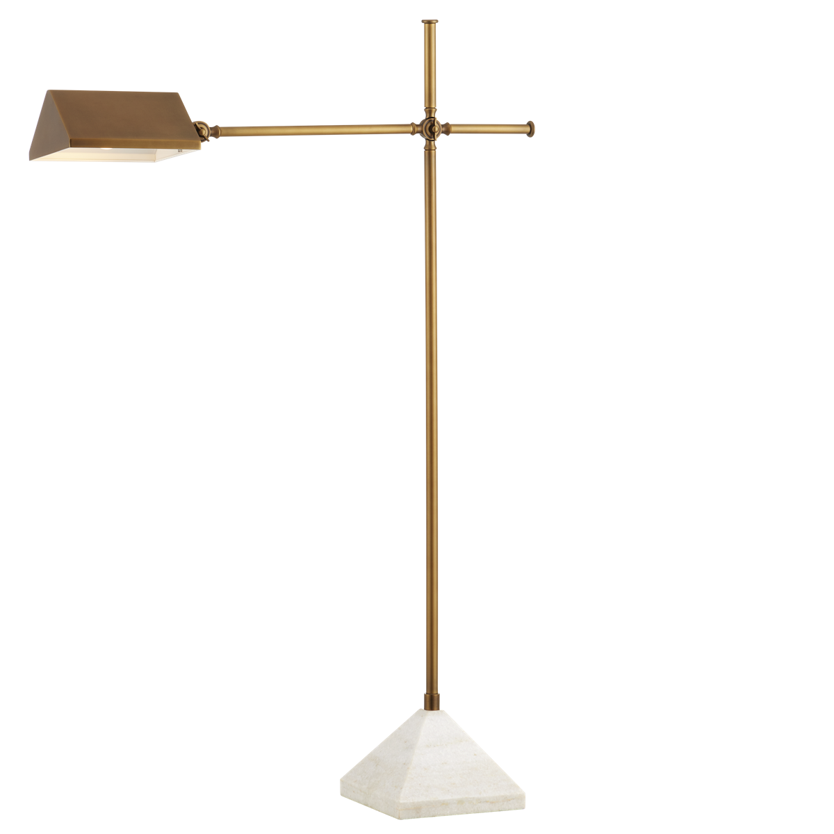 Repertoire Brass Floor Lamp