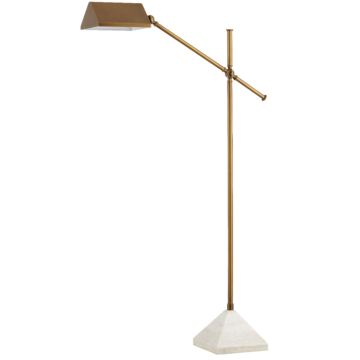 Repertoire Brass Floor Lamp