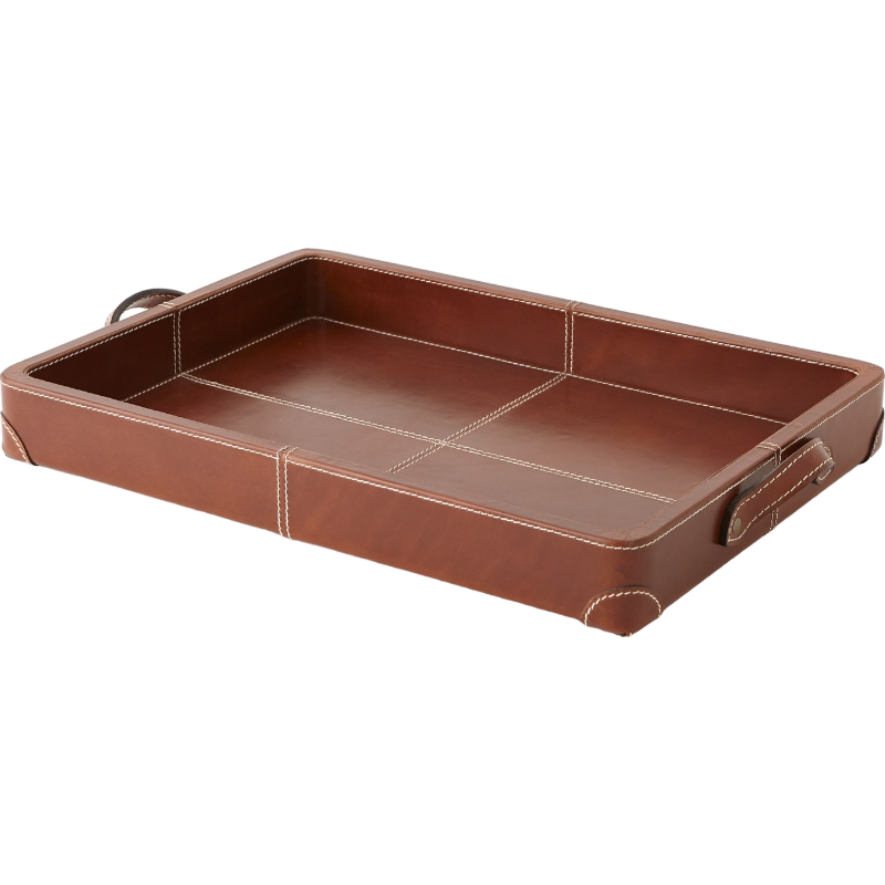 Saddle Leather Tray