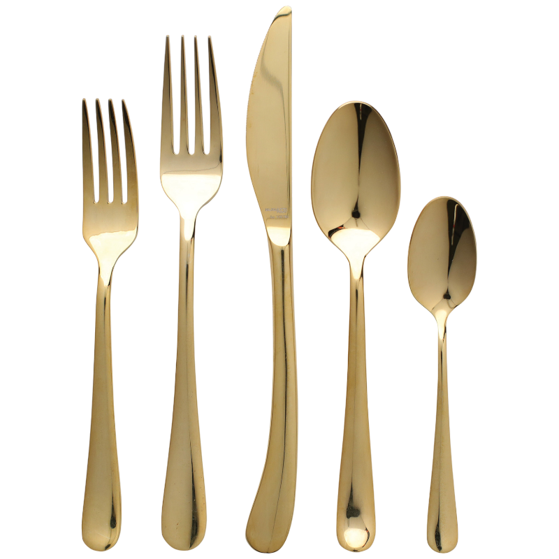 Settimocielo Oro Five-Piece Flatware Set