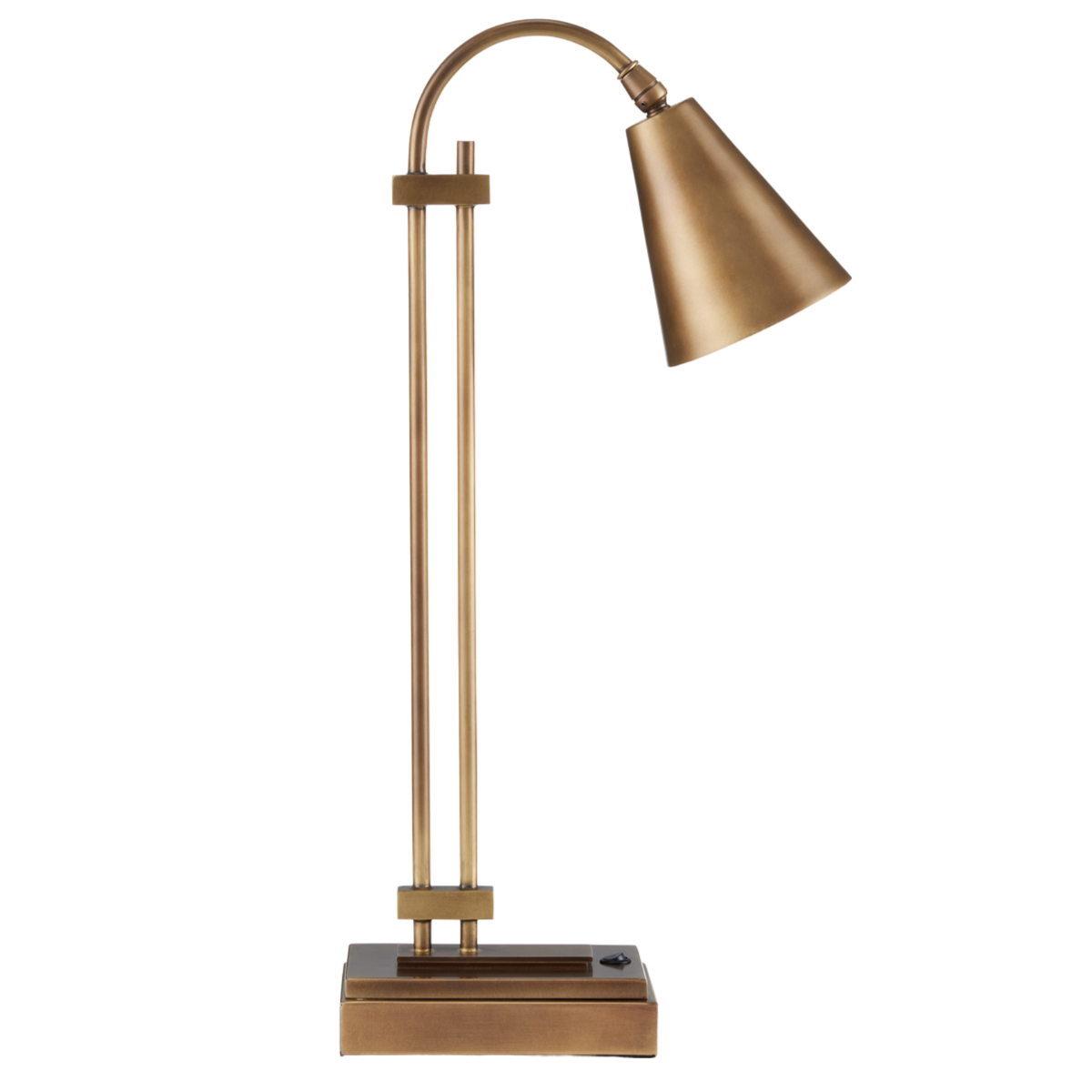 Symmetry Brass Desk Lamp