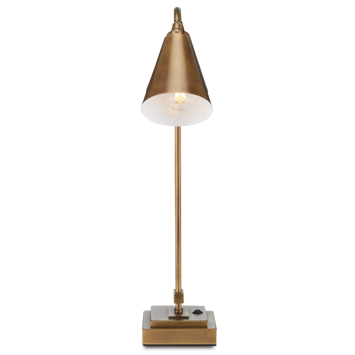 Symmetry Brass Double Desk Lamp