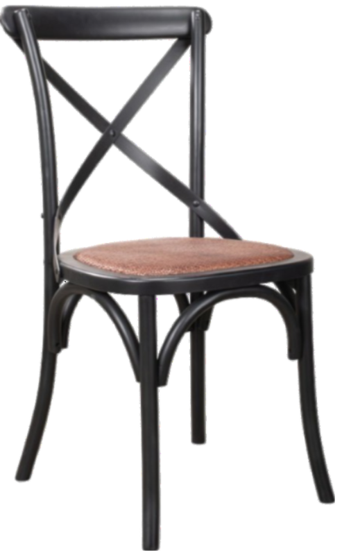 Tuileries Black Side Chair