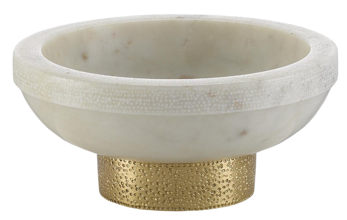 Valor Small White Marble Bowls