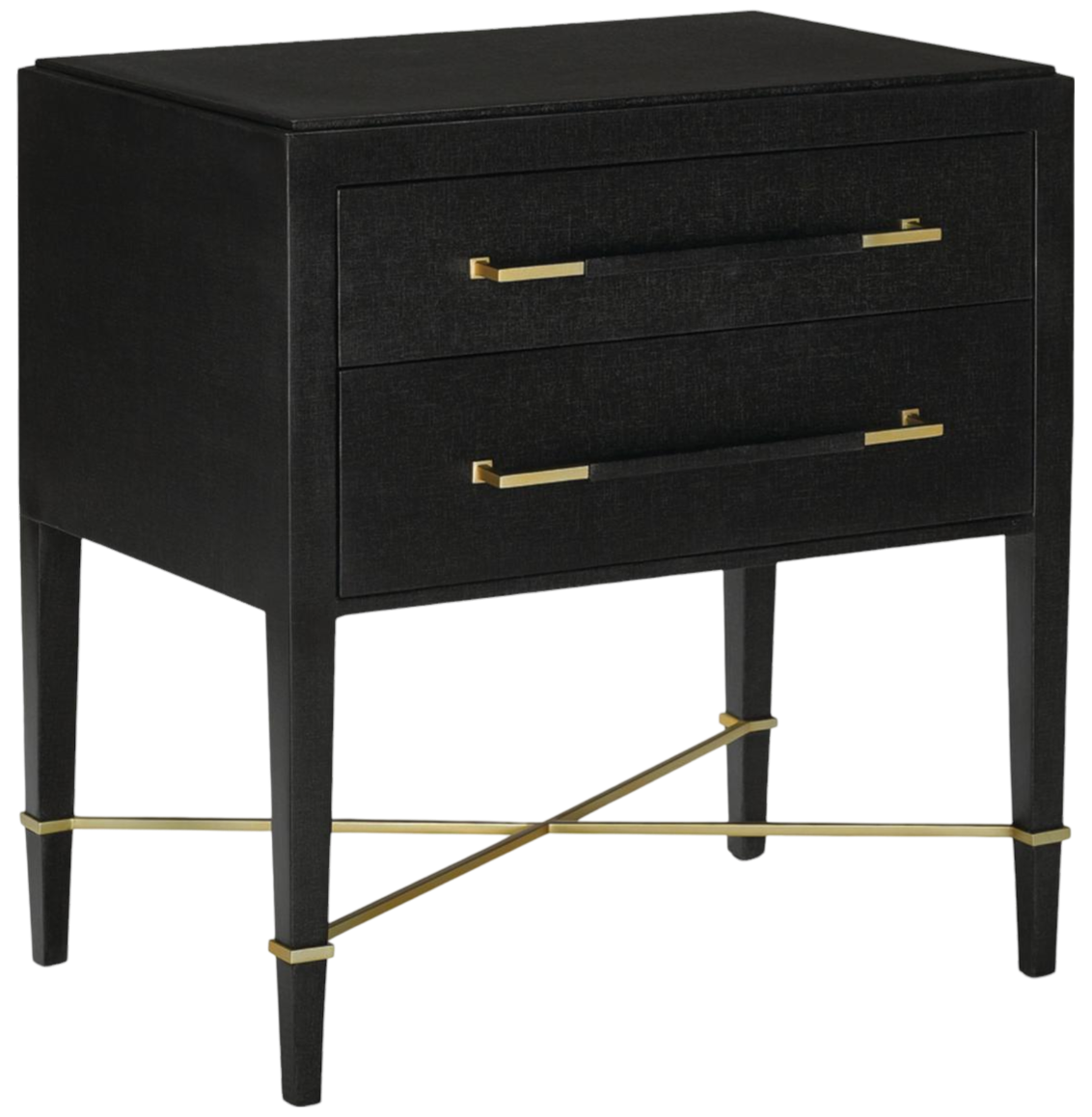 Verona Black Nightstand