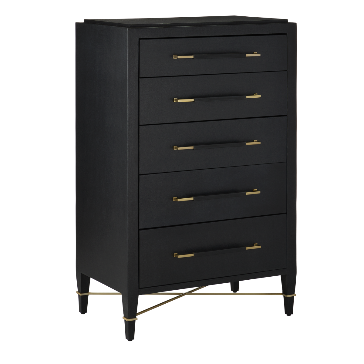 Verona Black Tall Chest