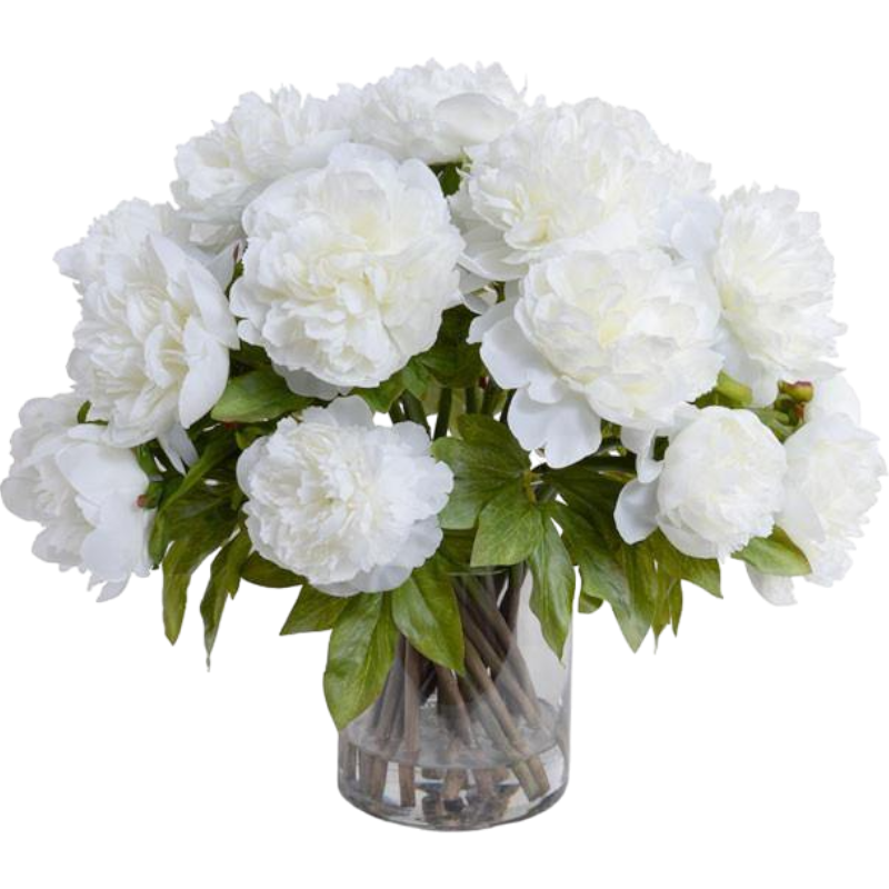 White Peony Bouquet