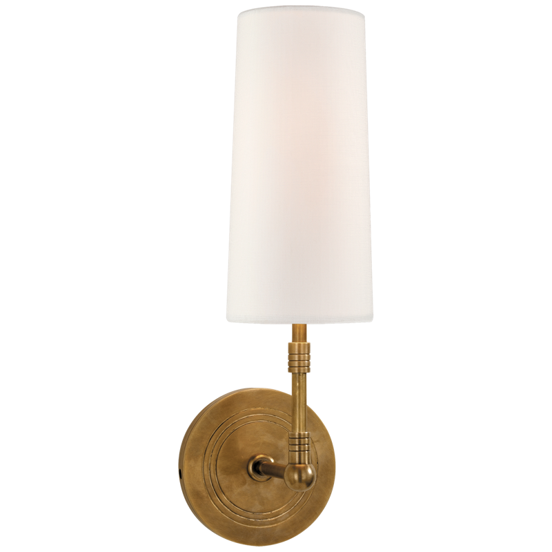 #Finish_Hand-Rubbed Antique Brass with Linen Shade